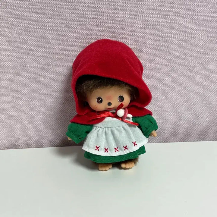 [BUNJANG] Authentic Monchhichi Bebechichi Red Riding Hood Doll / 예쁜아이로 데려왔어요 ! 정품 몬치치 베베치치 빨간망토