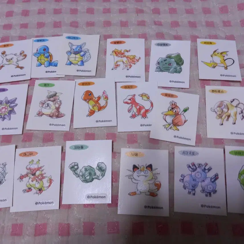[BUNJANG] Pokemon 30th Anniversary Lizard Acusata Sealed Stickers / 포켓몬 30주년 띠부씰 리자드 아쿠스타 미개봉 판매 및 교환 합니다