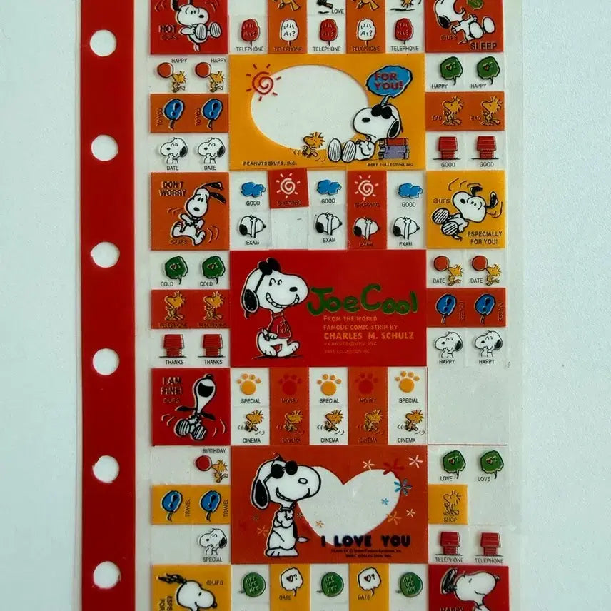 [BUNJANG] Snoopy Classic Diary Stickers / [고전]스누피 다이어리 스티커