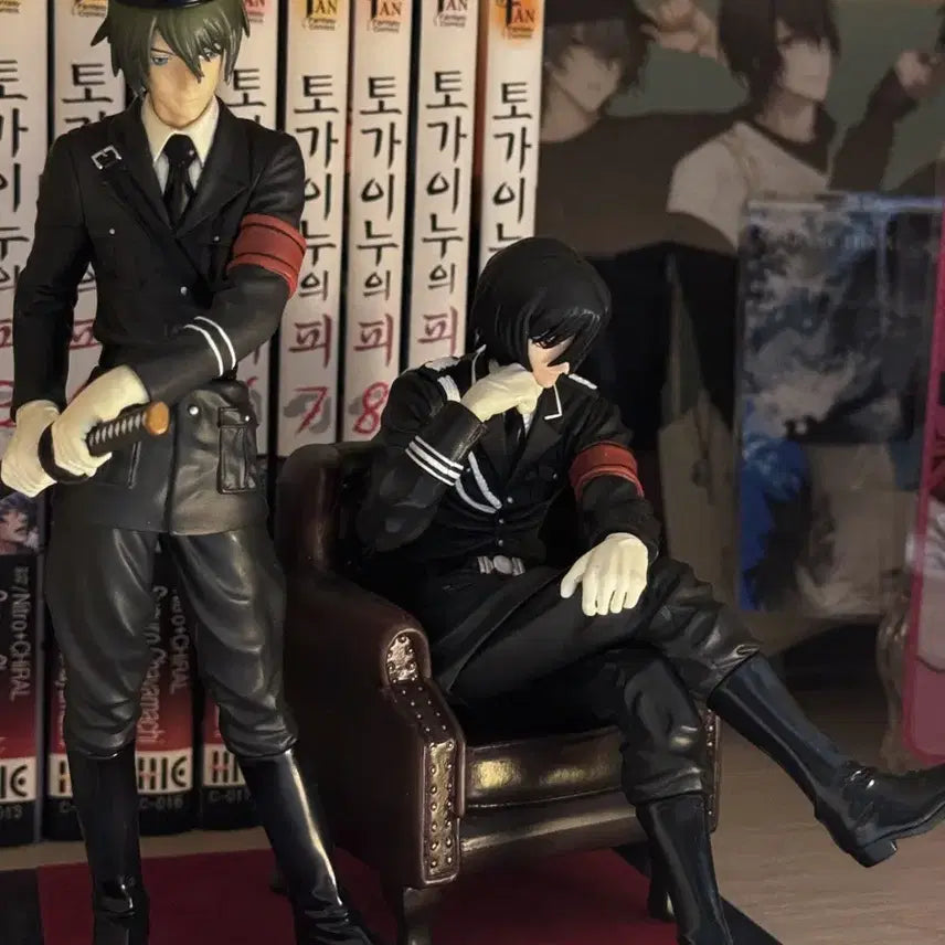 [BUNJANG] Nitroplus Togainu no Chi Uniform Figure + Complete Manga Set / (박스ㅇ풀파츠) 토가이누의 피 제복 피규어+만화책 전권