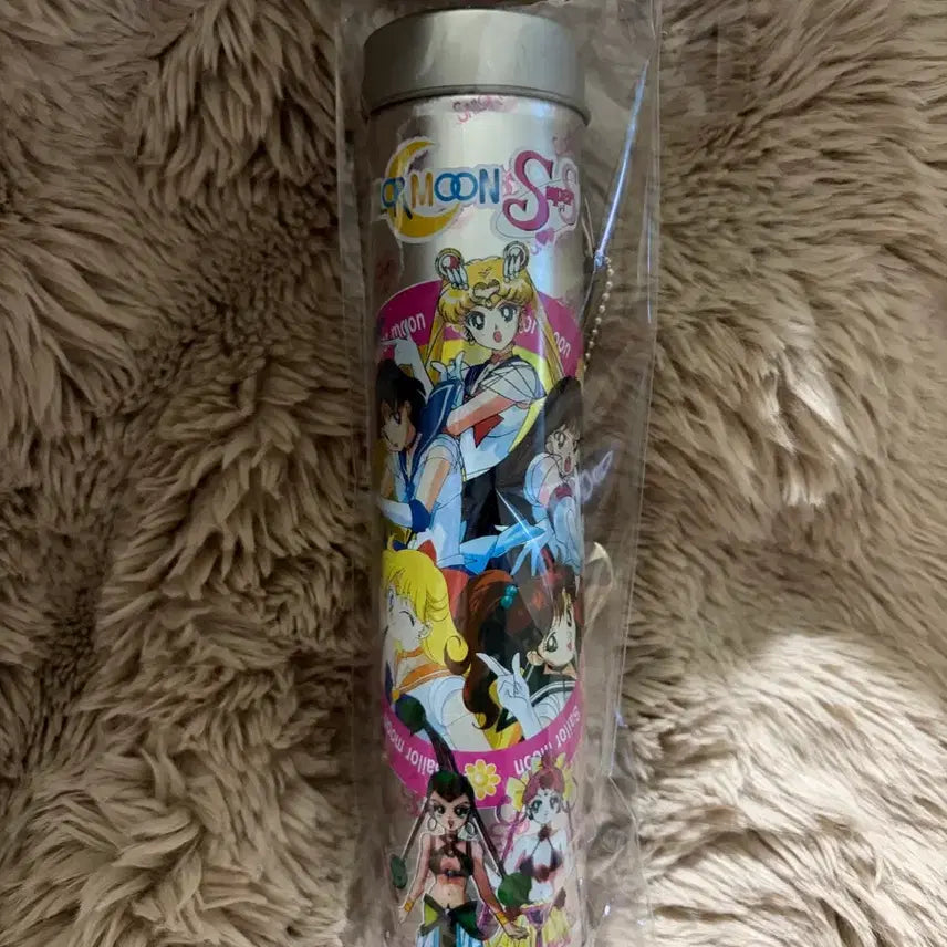 [BUNJANG] Sailor Moon S Cylindrical Pencil Case / 고전문구 세일러문 S 원통형 필통