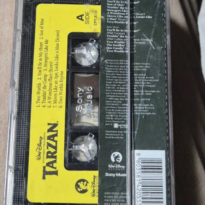 [BUNJANG] Tarzan Original Soundtrack Cassette Tape / 타잔 OST 오리지널 사운드트랙 카세트 테이프