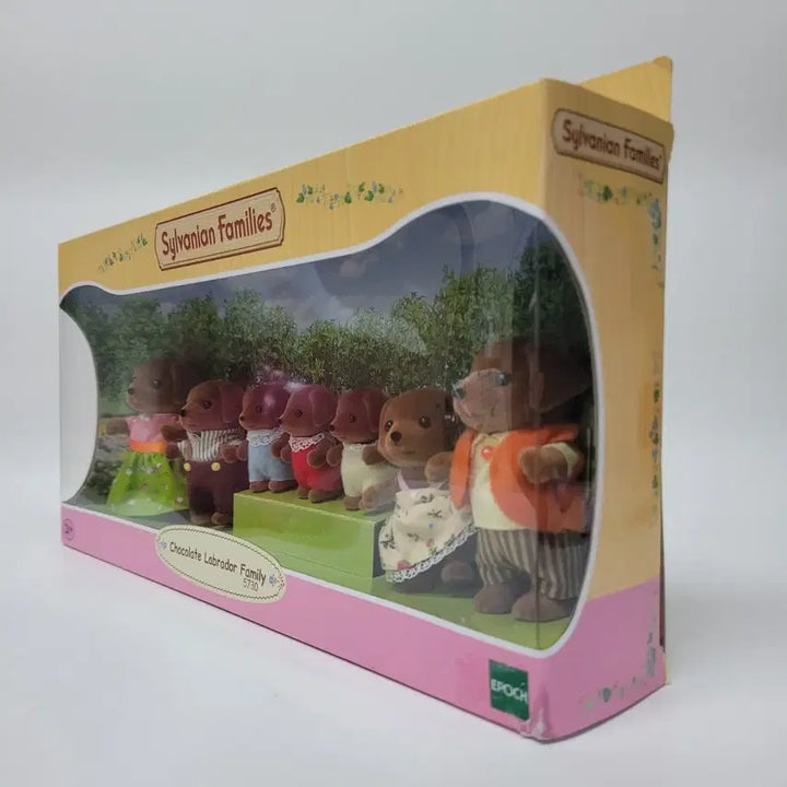 [BUNJANG] Sylvanian Families Chocolate Labrador Retriever Family Set (Discontinued) / 단종)실바니안 초콜릿 래브라도 리트리버 대가족  올드