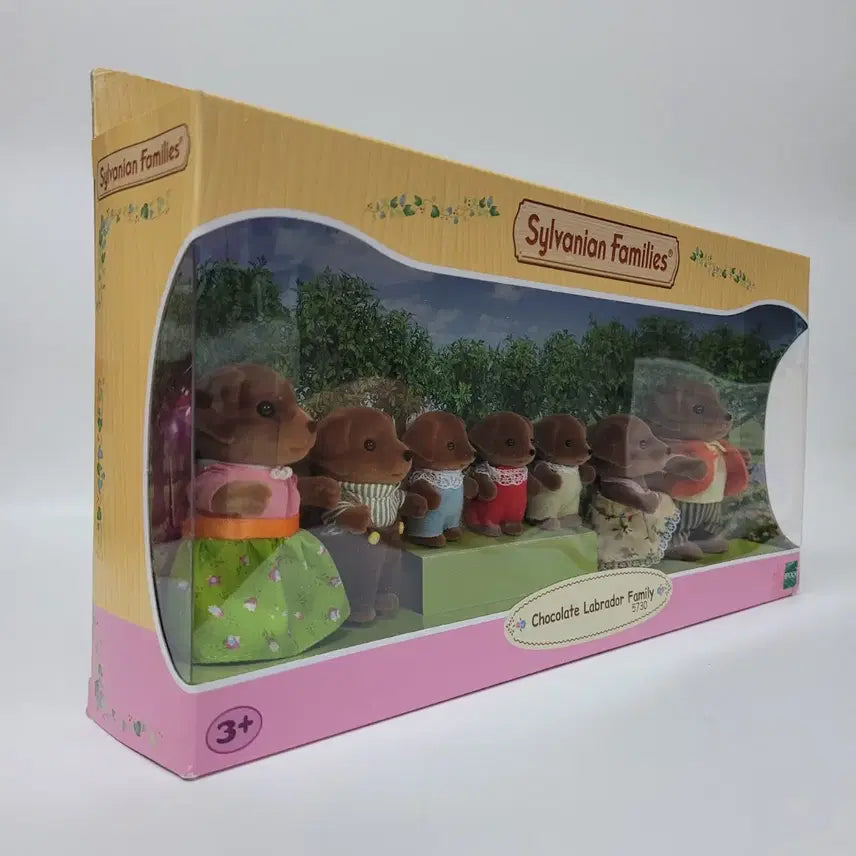 [BUNJANG] Sylvanian Families Chocolate Labrador Retriever Family Set (Discontinued) / 단종)실바니안 초콜릿 래브라도 리트리버 대가족  올드
