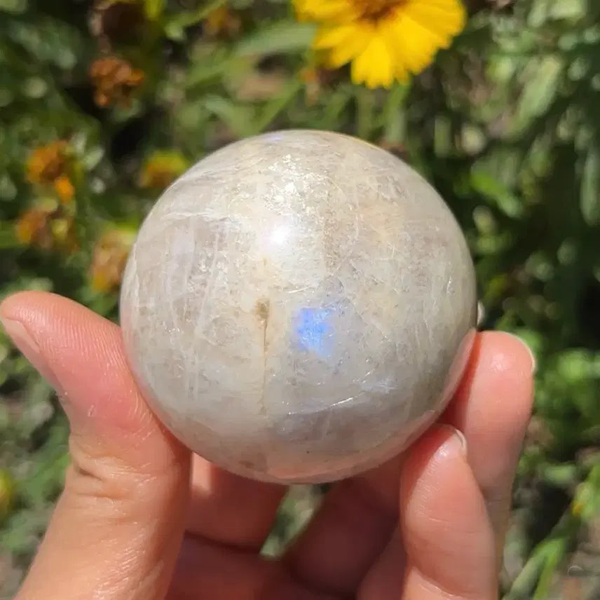 [BUNJANG] Blue Moonstone Sphere / 블루 문스톤 - 6