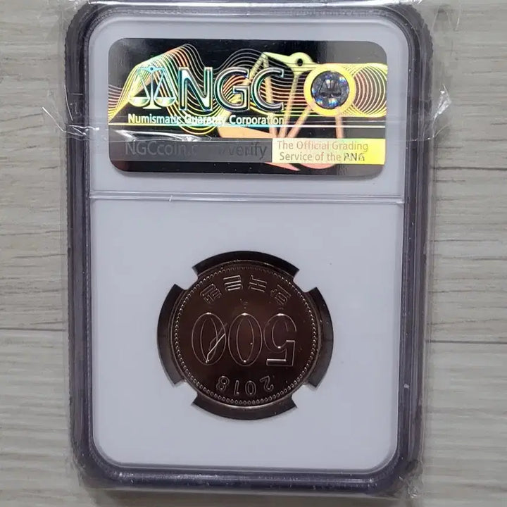 [BUNJANG] 2018 500 Won Coin NGC MS 64 Graded / 특년도 2018년 500원 주화 NGC MS 64등급