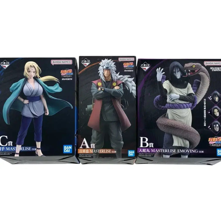 [BUNJANG] Naruto Ichiban Kuji Tsunade Jiraiya Orochimaru Bundle Set / 나루토 제일복권 츠나데 지라이야 오로치마루 피규어