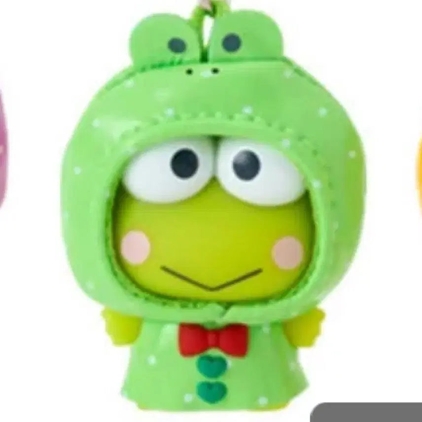 [BUNJANG] Sanrio Chibi Tumo Raincoat Series Keroppy Figure / 산리오 치비토모 우비(치비토모 레인코트)시리즈 케로피 판매