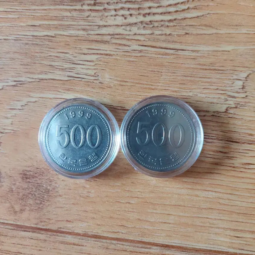 [BUNJANG] 1999 500 KRW Coin Collection (11 pieces) / 1999년 500원 동전 11개