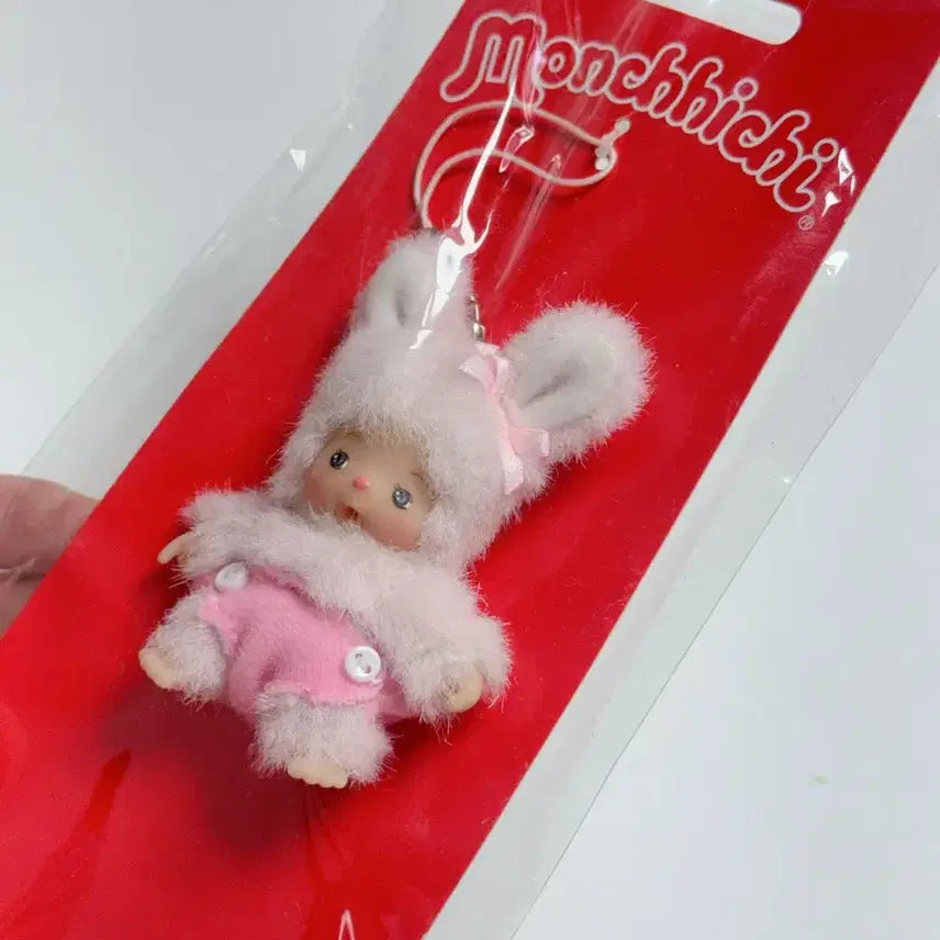 [BUNJANG] Monchhichi Tomodachi Mu Mini Keyring Mew / 격레어. 몬치치 토모다치 뮤 미니키링 뮤우