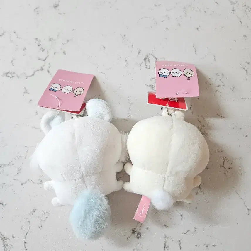 [BUNJANG] Cheekawa Bean Eye Mini Plush Set (Usagi, Momonga) / 먼작귀 치이카와 콩눈 미니 인형 2종세트 우사기, 모몽가