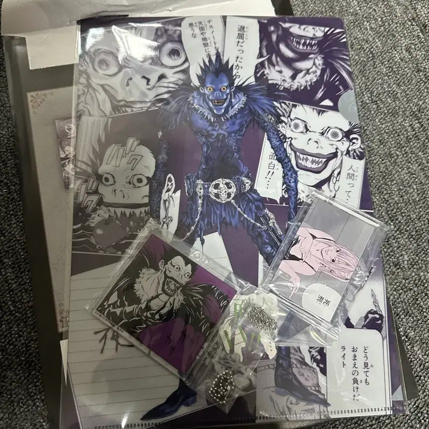 [BUNJANG] Death Note Ryuk Acrylic Poster Bundle Set / 일괄)데스노트 쿠지 류크 아크릴 포스터