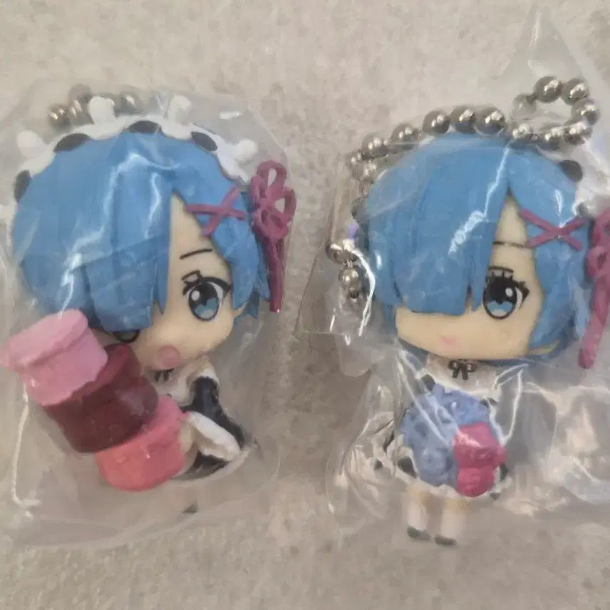 [BUNJANG] Re:Zero Rem Mini Figure Keychain Bundle Set / 리제로 렘 미니피규어 키링 일괄
