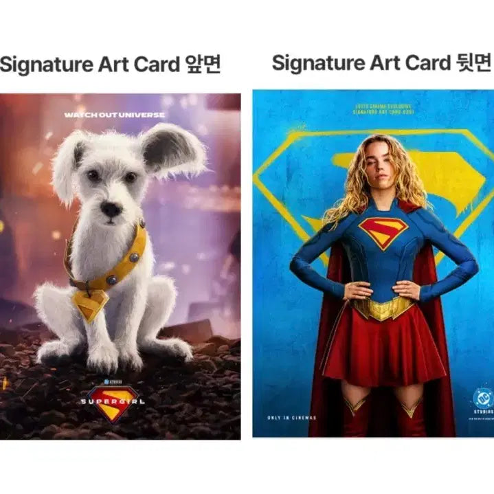 [BUNJANG] Supergirl IMAX/4DX/ScreenX Poster/TTT/Art Card / [슈퍼걸] 아이맥스/4DX/스크린엑스 포스터/TTT/아트카드