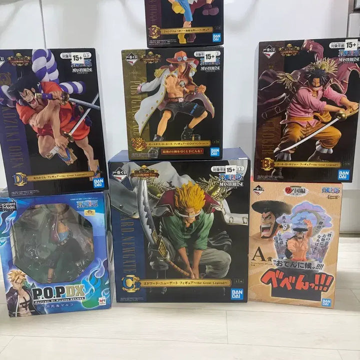 [BUNJANG] One Piece Ichiban Kuji Legend Over Time Full Set (Marco F Prize Excluded) + POP Marco, Banpresto Figures / 택포)최저가)원피스 제일복권 피규어 풀세트(레전드오버타임)+pop