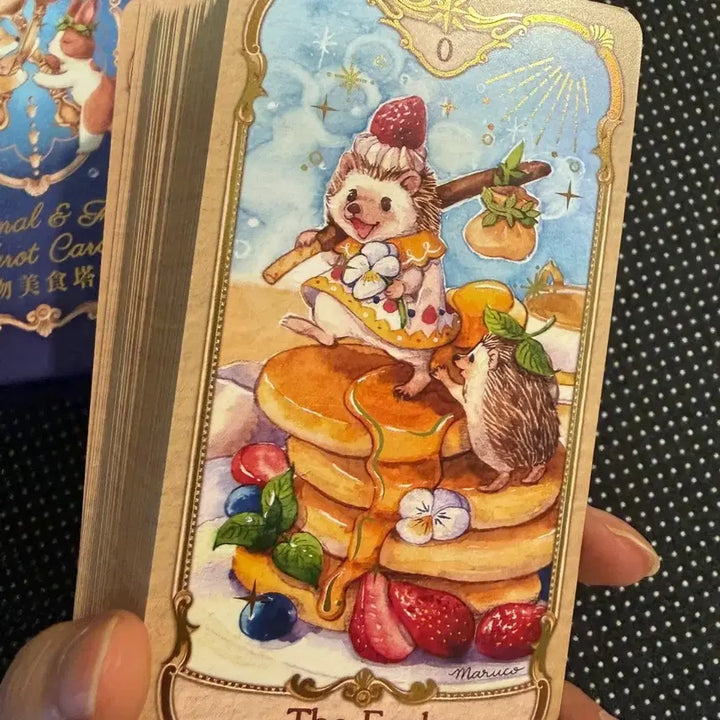 [BUNJANG] Maruko Animal and Food Tarot Deck / 마루코 애니멀 앤 푸드 타로카드