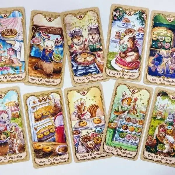[BUNJANG] Maruko Animal and Food Tarot Deck / 마루코 애니멀 앤 푸드 타로카드