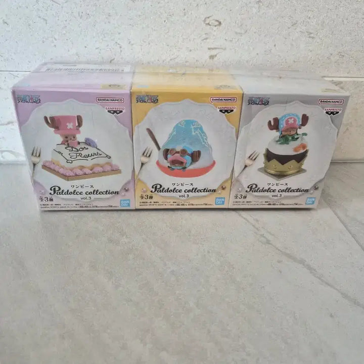 [BUNJANG] One Piece Chopper Paldolce Collection Figure 3 Types Set (New) / 원피스 쵸파 팔돌체 컬렉션 피규어 3종 세트 (새상품)