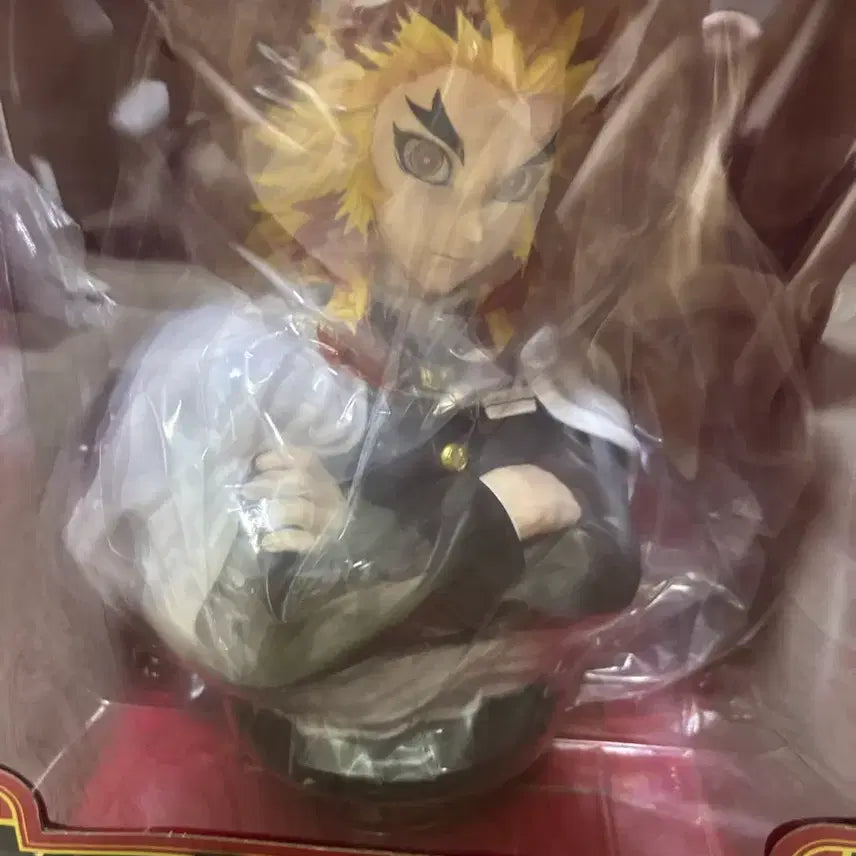 [BUNJANG] Demon Slayer Kyojuro Rengoku Bust Figure (Sealed) / 미개봉) 귀멸의칼날 렌고쿠 피규어 렌고쿠 흉상 렌고쿠 라스트원