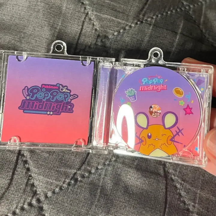 [BUNJANG] Pokemon 30th Anniversary Ditto Playground CD Keychain Capsule Gacha Dedenne / 포켓몬 30주년 메타몽놀이터 cd 키링 캡슐가챠 데덴네