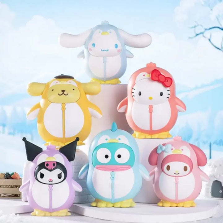 [BUNJANG] Sanrio Penguin Parade Working Random Figure (Cinnamoroll) / 산리오 펭귄 피규어 시나모롤