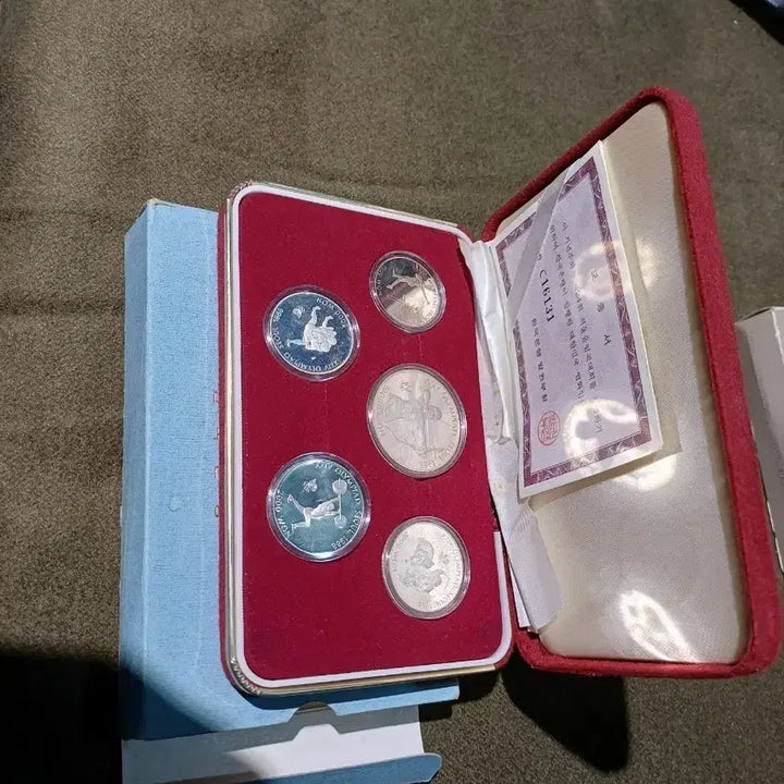 [BUNJANG] 1988 Seoul Olympic Commemorative Coin 5-Type Set / 서울 올림픽 기념 주화 5종 세트