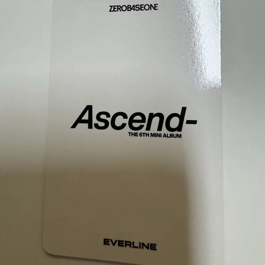 [BUNJANG] ZEROBASEONE Zb1 Ascend 11 ver. Everline Kim Taerae POB / 제로베이스원 zb1 어센드 Ascend 11 ver 에버라인 김태래