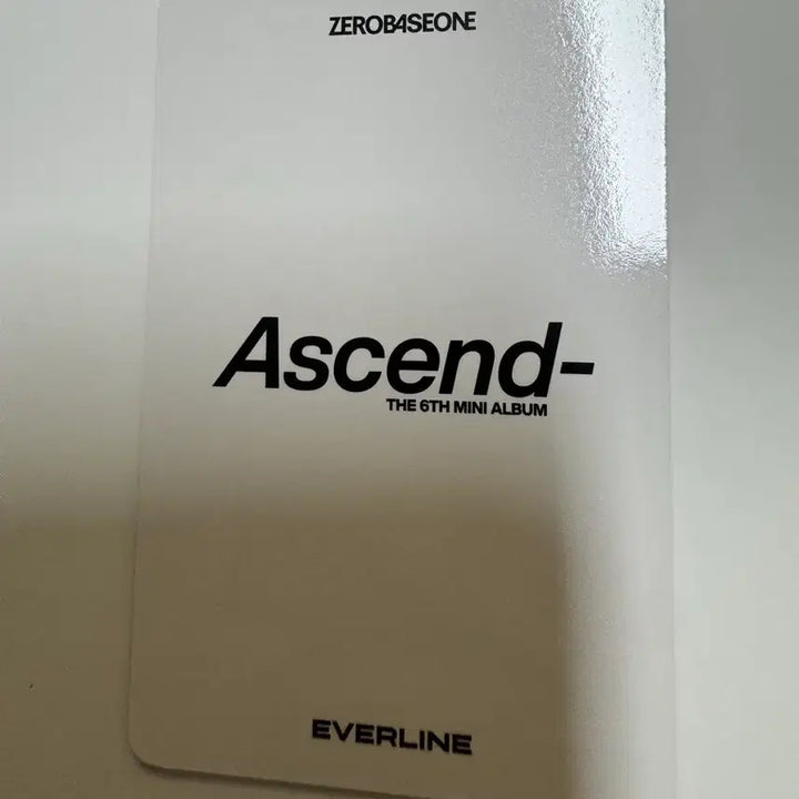 [BUNJANG] ZEROBASEONE Zb1 Ascend 11 ver. Everline Kim Taerae POB / 제로베이스원 zb1 어센드 Ascend 11 ver 에버라인 김태래