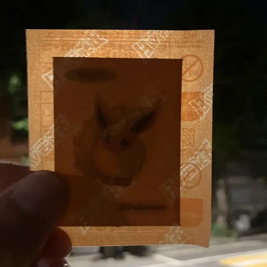 [BUNJANG] Pokemon Eevee Booster Sticker / 포켓몬 이브이 부스터 띠부실