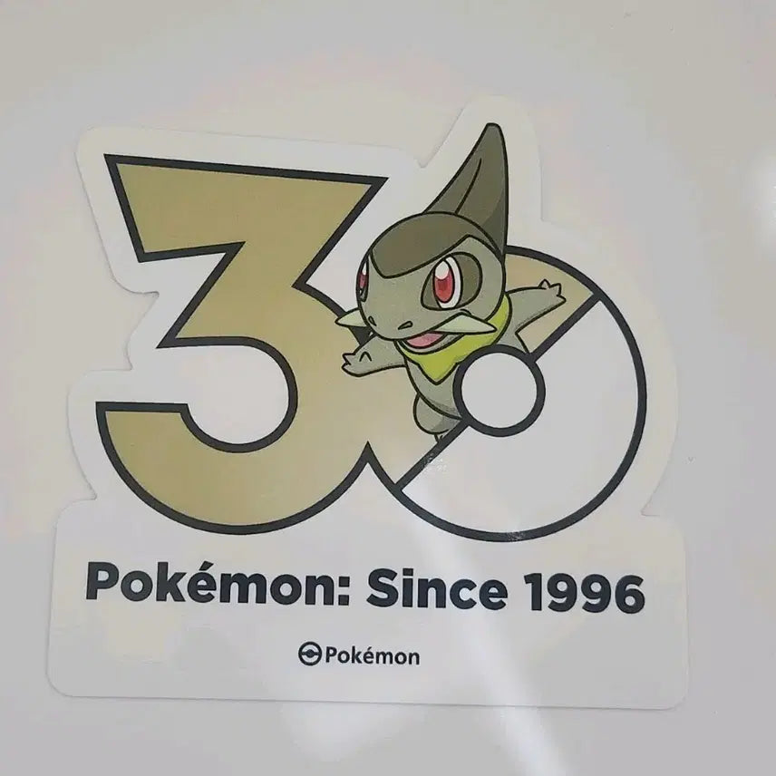 [BUNJANG] Pokemon 30th Anniversary Torkoal Sticker / 포켓몬스터 30주년 스티커 터검니