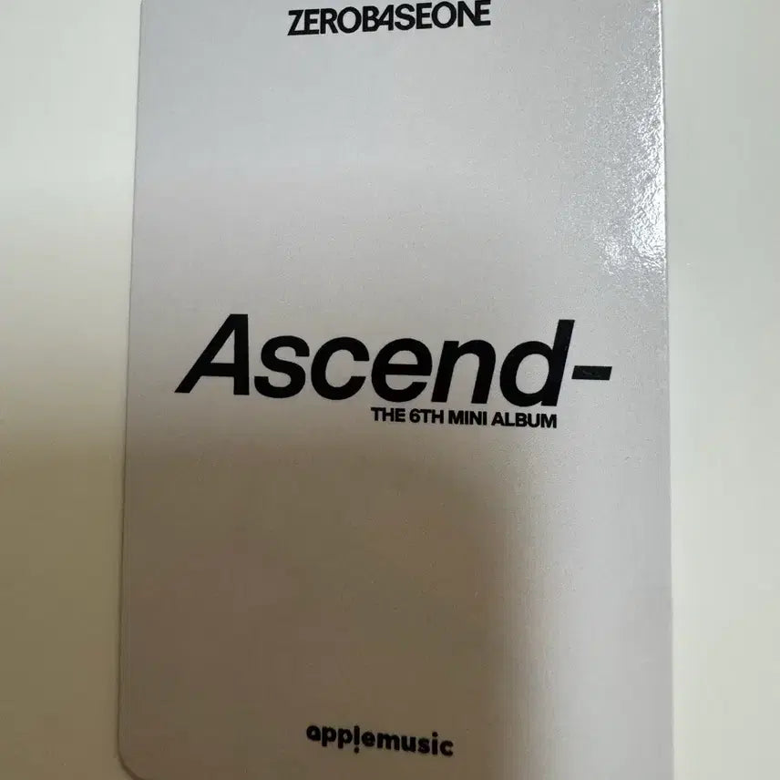 [BUNJANG] ZEROBASEONE ZB1 Ascend 11 Ver. Apple Music POB Kim Taerae Photocard / 제로베이스원 zb1 어센드 Ascend 11 ver 애플뮤직 김태래