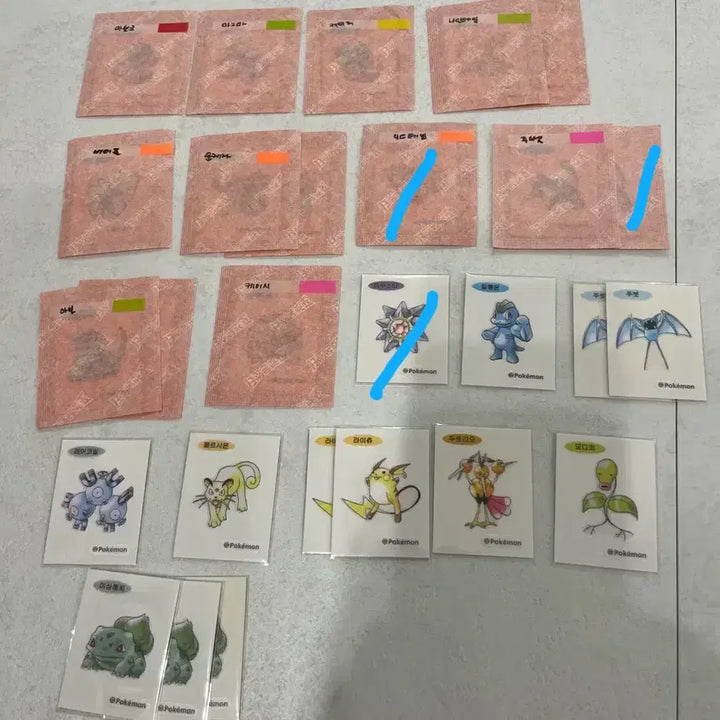 [BUNJANG] Pokemon Artwork Season 5 Ddibeal / 포켓몬 아트워크,시즌5 띠부씰 판매