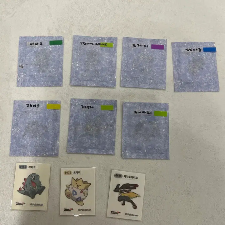 [BUNJANG] Pokemon Artwork Season 5 Ddibeal / 포켓몬 아트워크,시즌5 띠부씰 판매