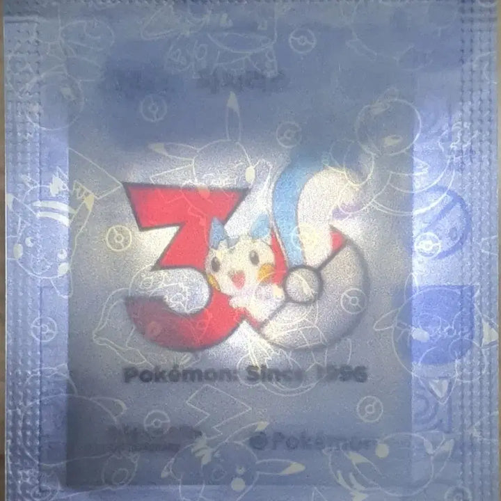 [BUNJANG] Pokemon Bread Seal 30th Anniversary Logo Pachirisu / 포켓몬띠부씰 30주년 로고 파치리스 판매