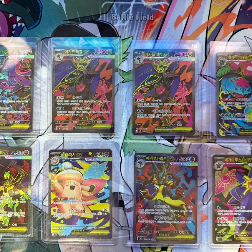[BUNJANG] Pokemon Card Mega SAR 1 Type + SR 21 Cards Bundle Set / 포켓몬카드 메가 sar1종 + sr23장 일괄 한판