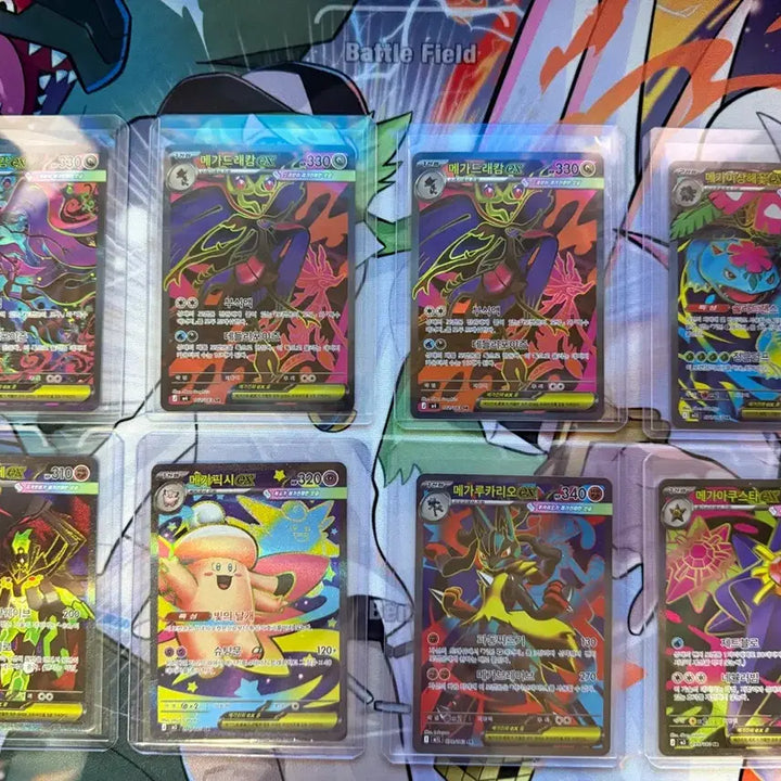 [BUNJANG] Pokemon Card Mega SAR 1 Type + SR 21 Cards Bundle Set / 포켓몬카드 메가 sar1종 + sr23장 일괄 한판