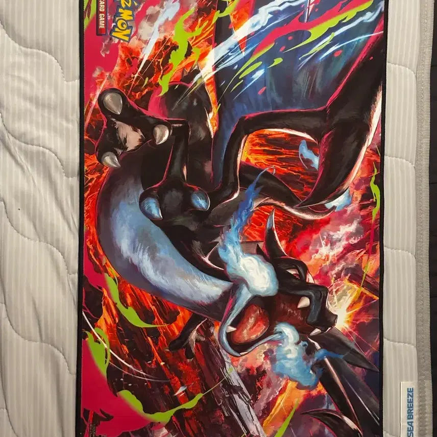 [BUNJANG] Limited Edition Mega Charizard X Mousepad (Playmat) / 한정판 메가리자몽x 마우스패드(플레이매트)