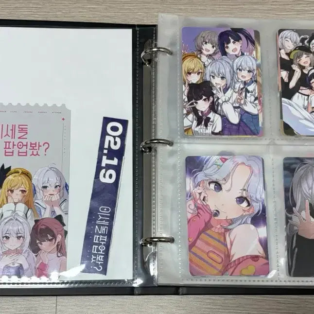 [BUNJANG] Idol Collection Photocard Binder Set / 이세계아이돌 포토카드 바인더 북 일괄