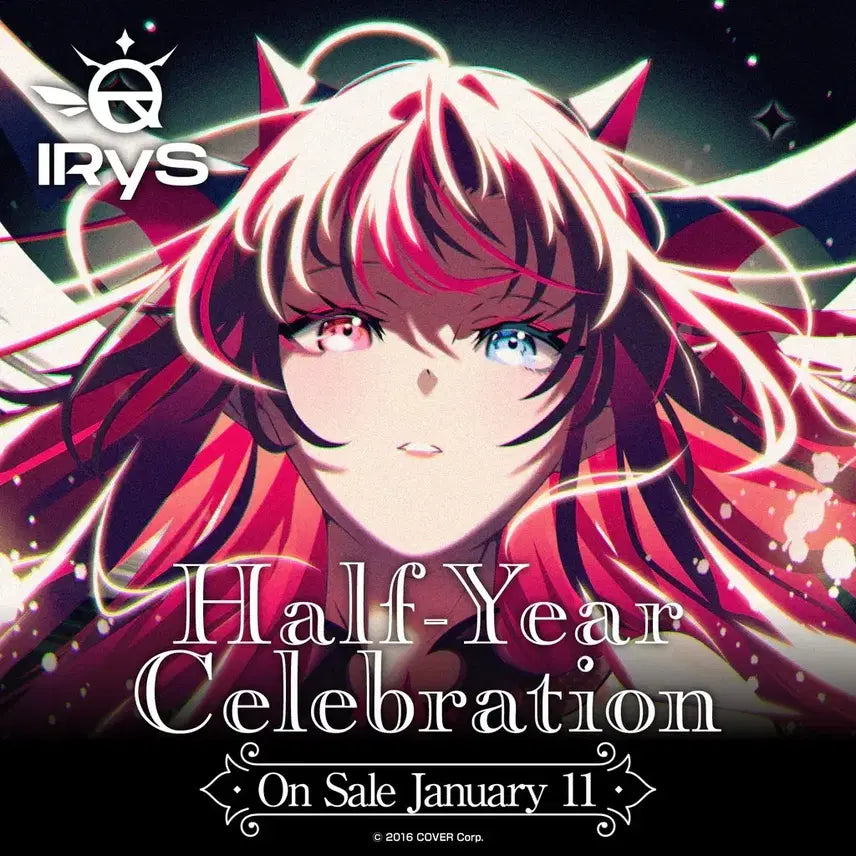 [BUNJANG] HOLOLIVE IRyS 2nd Anniversary Goods CD + Keychain / 홀로라이브EN 아이리스 IRyS 반주년 기념 CD + 키링