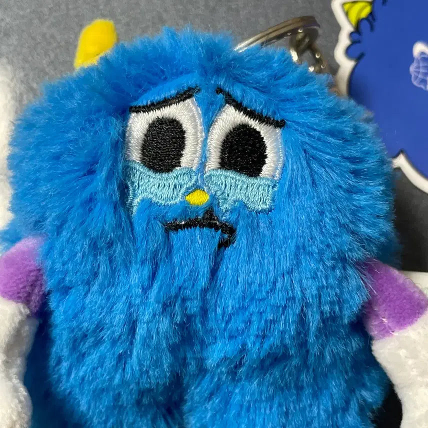 [BUNJANG] Mellow Bean Ruri Square Plush Keychain / 멜로우빈 사각 인형 키링 - 루리