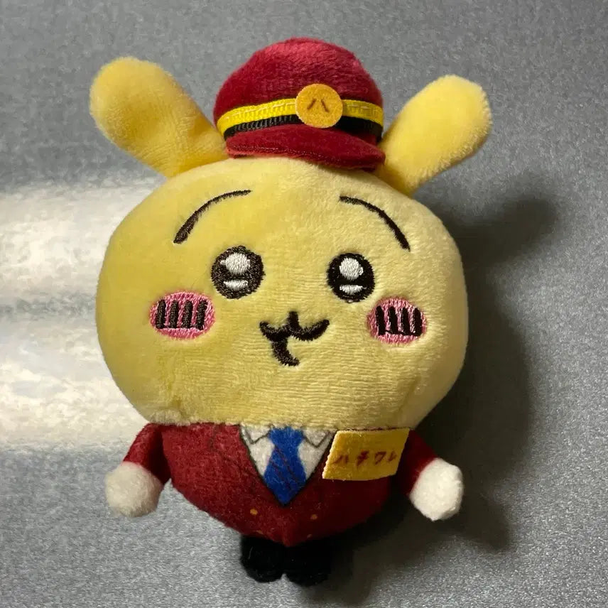 [BUNJANG] Chiikawa Railway Crew Usagi Plush Keychain / 먼작귀 치이카와 철도 승무원 인형 키링 - 우사기