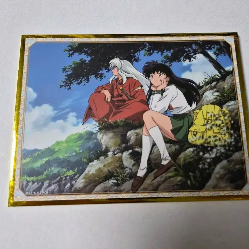 [BUNJANG] Inuyasha Collaboration Cafe Random Illustration Board Kagome / 이누야샤 콜라보카페 랜덤 일러스트 보드 이누야샤 카고메