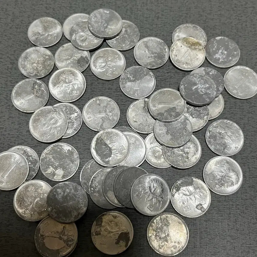 [BUNJANG] 1949 Korean 1 Won Coins - Bundle / 1원 동전 49개 일괄 싸게판매합니다. 내용참고