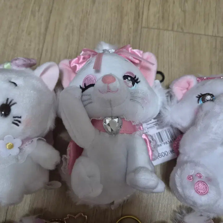 [BUNJANG] Disney Aristocats Marie Plush Keychain Set (8 Pieces) / (마지막 할인) 디즈니 아리스토캣 마리 인형 키링 8개 세트