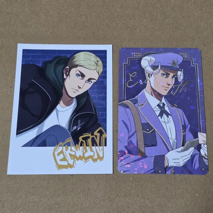 [BUNJANG] Attack on Titan Erwin AmiAmi Otodokemaru Photocard / 진격의거인 엘빈 아미아미 오토도케메루 포토카드