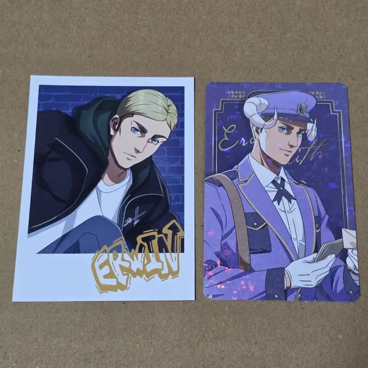 [BUNJANG] Attack on Titan Erwin AmiAmi Otodokemaru Photocard / 진격의거인 엘빈 아미아미 오토도케메루 포토카드