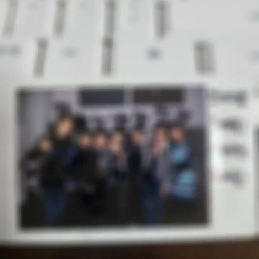[BUNJANG] A-JAX Signed Group Polaroids / 에이젝스 단체 싸인 폴라