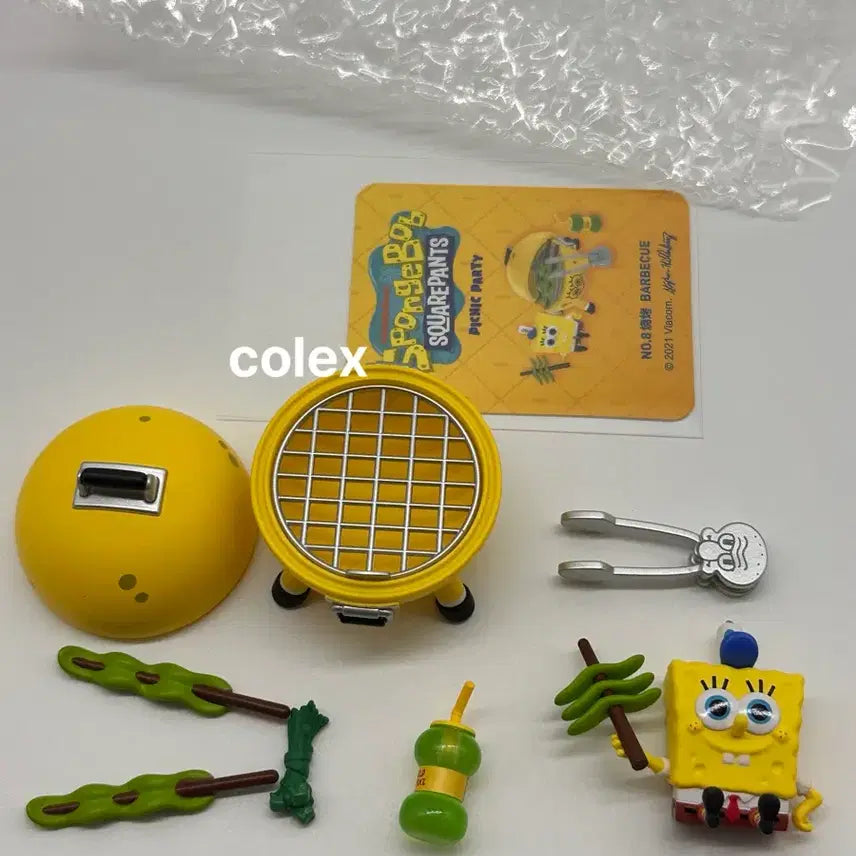 [BUNJANG] Pop Mart SpongeBob BBQ Figure / 팝마트 스폰지밥 바베큐