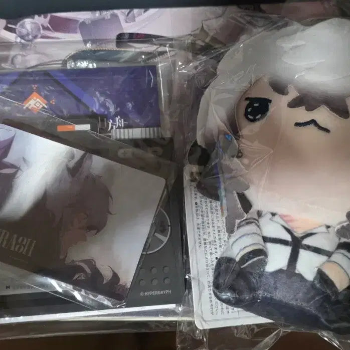 [BUNJANG] Arknights SilverAsh Plush &amp; Photocard Set / 명일방주 실버애쉬 인형 &amp; 포카 판매