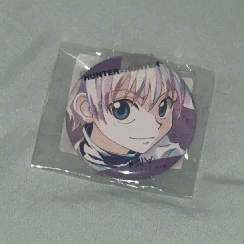 [BUNJANG] Hunter x Hunter Killua Ani Art Can Badge / 헌터x헌터 헌헌 키르아 애니아트 캔뱃지